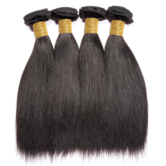 Wholesale Hair Raw Indian Straight Human Hair Bundles Natural Black For Women Bone Straight Hair Extensions 2/3 Bundles Deal