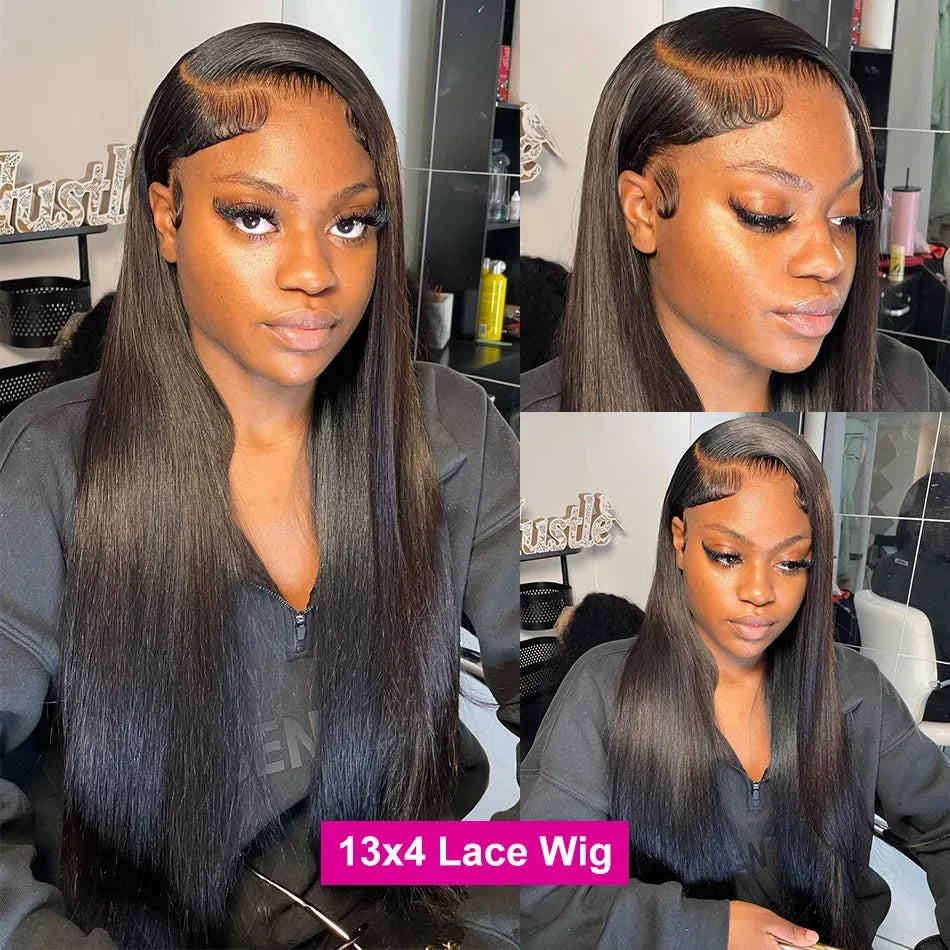 Straight Lace Front Wigs Hd Lace Wig 13x6 Human Hair Wigs For Black Women Pre Plucked Brazilian 32 30 Inch 13x4 Lace Frontal Wig